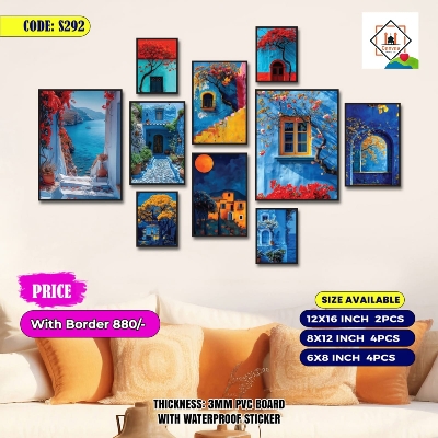 Picture of 10 pcs Most Unique Combo Wallmate Set – Perfect for Home & Office Wall Decoration