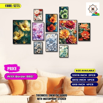 Picture of 10 pcs Most Unique Combo Wallmate Set – Perfect for Home & Office Wall Decoration
