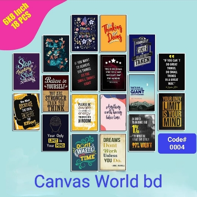 Picture of 18pcs Unique Design Wallmate Combo Set – Perfect for Home & Office Wall Decoration