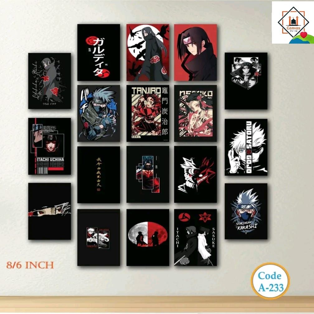 Picture of 18pcs Unique Design Wallmate Combo Set – Perfect for Home & Office Wall Decoration