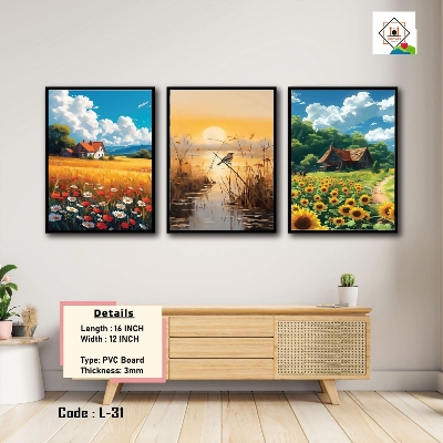 Picture of 3 pes Most Unique Combo Wallmate Set – Perfect for Home & Office Wall Decoration
