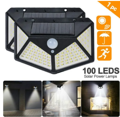 Picture of 100 LED Smart Solar Light with Motion Sensor Wireless | Weatherproof | Energy-Efficient | Motion Activated