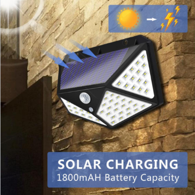 Picture of 100 LED Smart Solar Light with Motion Sensor Wireless | Weatherproof | Energy-Efficient | Motion Activated