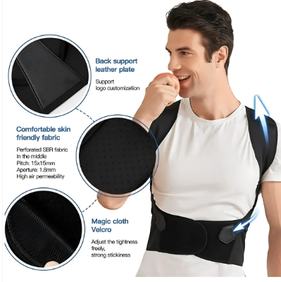 Picture of Premium Adjustable Back Posture Corrector Belt for Women Men
