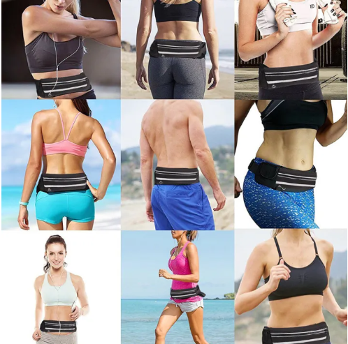 Picture of Portable Waterproof Sports Waist Bag – Reflective Running Belt for Men & Women