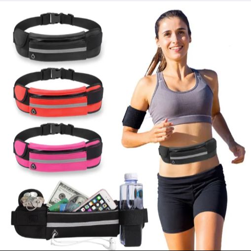 Picture of Portable Waterproof Sports Waist Bag – Reflective Running Belt for Men & Women