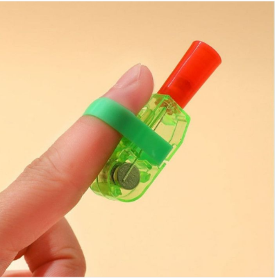 Picture of 10 PCS LED Cartoon Finger Projection Lamps – Fun Light-Up Toy for Kids!