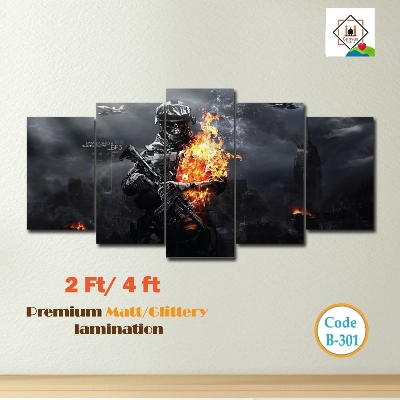 Picture of 5-in-1 Premium Wall Canvas Set – Elegant Modern Wall Art for Any Room