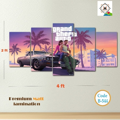 Picture of 5-in-1 Premium Wall Canvas Set – Elegant Modern Wall Art for Any Room