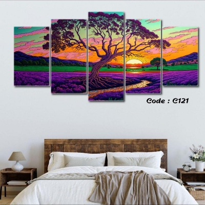 Picture of 🖼️ 5-in-1 Premium Wall Canvas Set – Elegant Modern Wall Art for Any Room