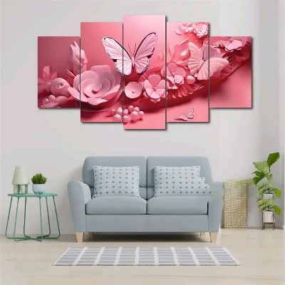 Picture of 🖼️ 5-in-1 Premium Wall Canvas Set – Elegant Modern Wall Art for Any Room