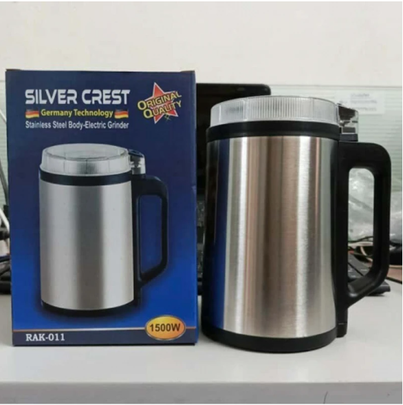 Picture of Silver Crest Stainless Steel Body Electric Mini Grinder 1500W (Germany Technology)
