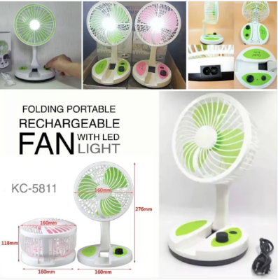 Picture of Gcy.Kb KC-5811 Rechargeable Folding Fan with LED Light