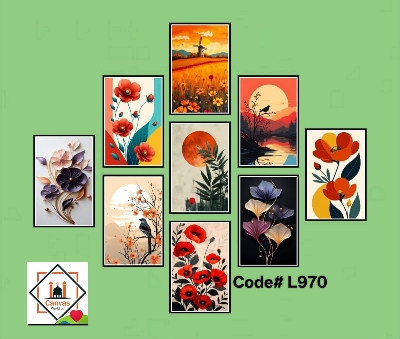 Picture of 9-Pcs Premium Wallmate Combo Set – Stylish & Elegant Home Decor