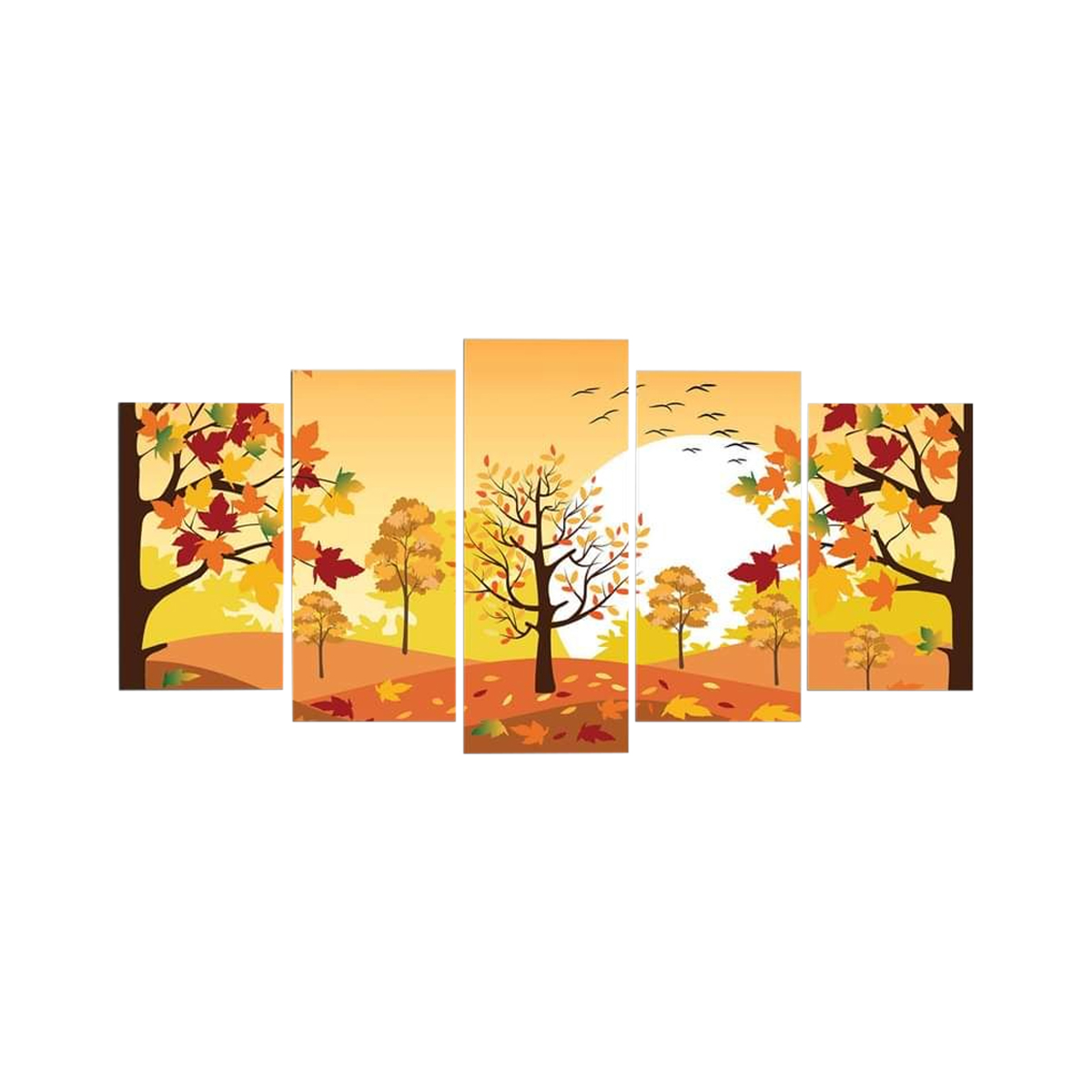 Picture of Combo 5pcs in 1set Canvas Painting- Wall Decoration