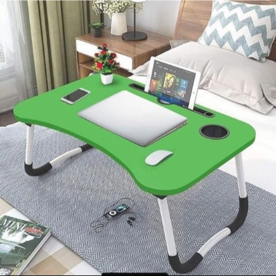 Picture of Portable Fold-able Laptop Desk Home Laptop Table Notebook Study Laptop Stand Desk for Bed & Sofa Laptop Stand Computer Table with