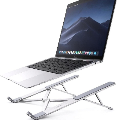 Picture of Laptop Stand Adjustable Aluminum Alloy Foldable Stand for 10-17 inch Tablets Notebook Laptop
