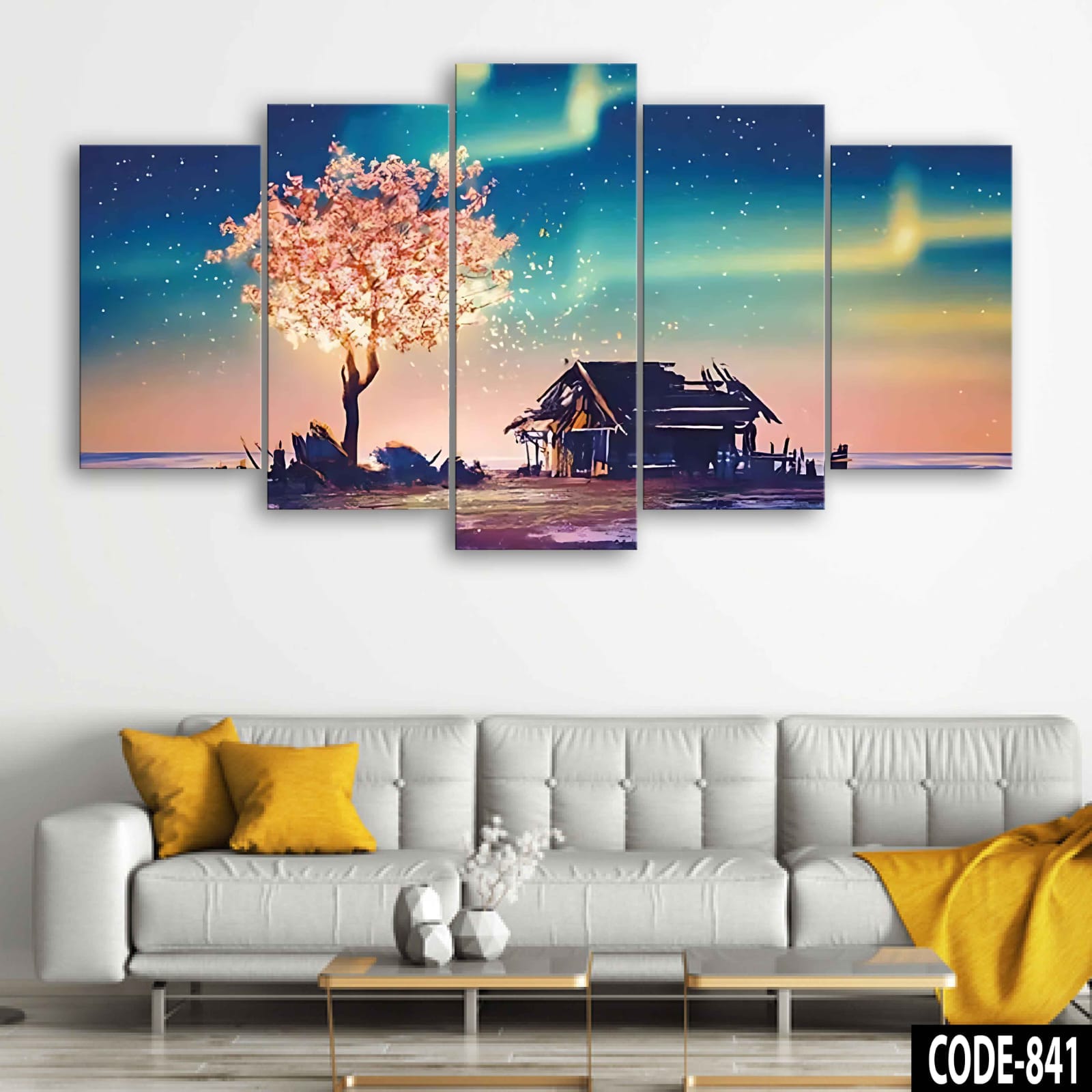 Picture of 5Pcs In 1 Set Wall Canvas Code #258