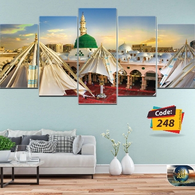 Picture of 5Pcs In 1 Set Wall Canvas Art code# 248