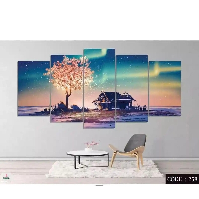 Picture of 5Pcs In 1 Set Wall Canvas Art code# 258