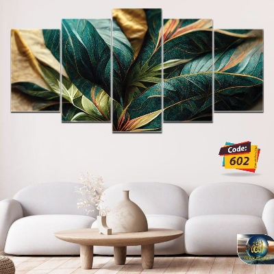 Picture of 5Pcs In 1 Set Wall Canvas Art code# 602