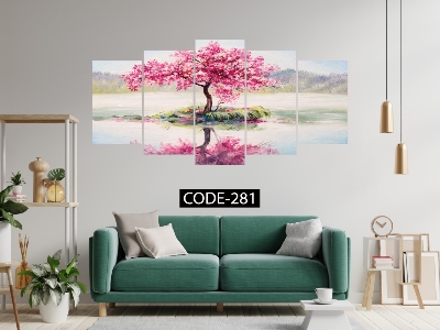 Picture of 5Pcs In 1 Set Wall Canvas Art code#281