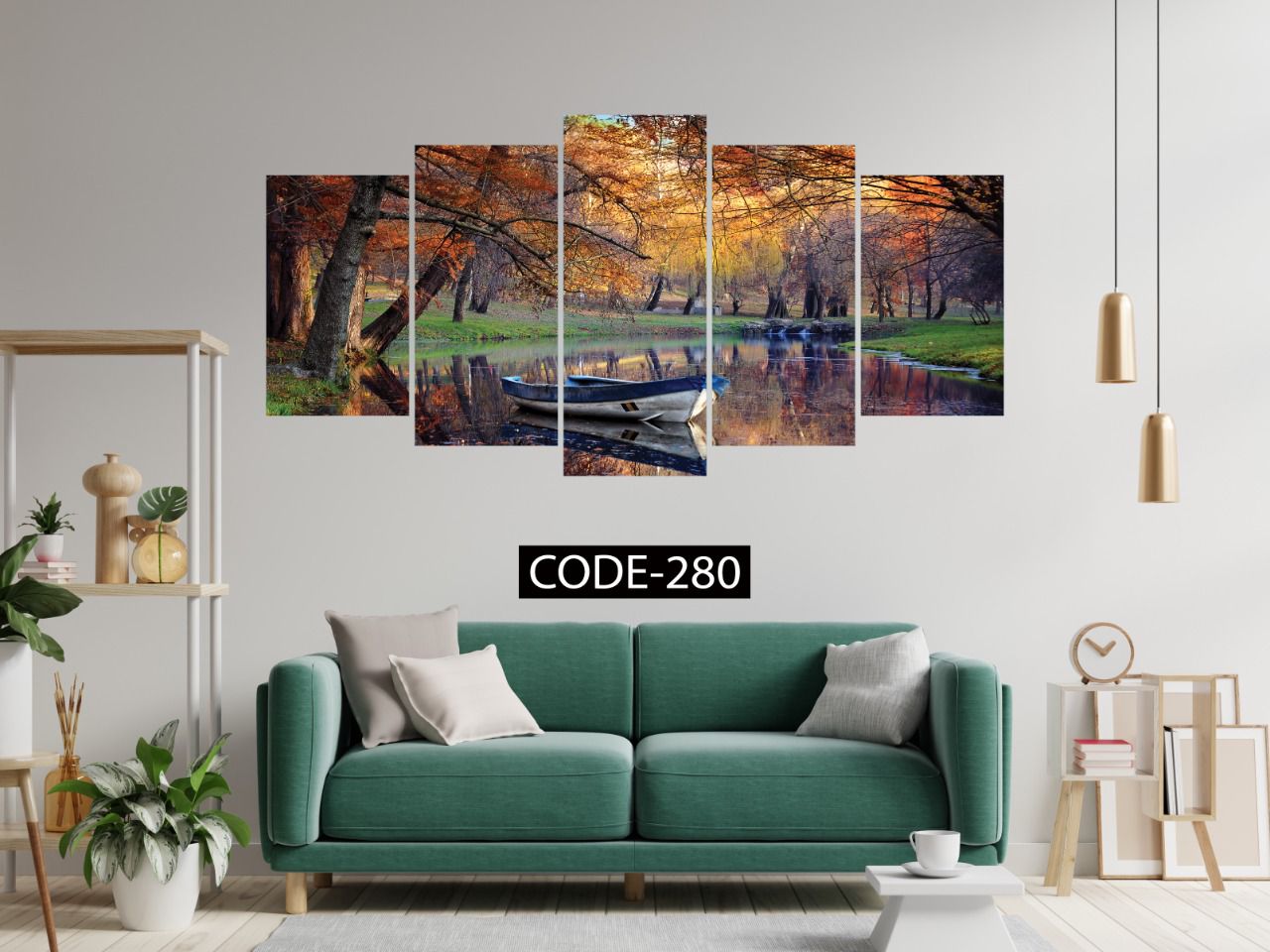 Picture of 5Pcs In 1 Set Wall Canvas Art code# 280