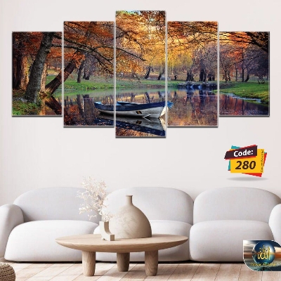 Picture of 5Pcs In 1 Set Wall Canvas Art code# 280