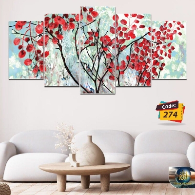 Picture of 5Pcs In 1 Set Wall Canvas Art code# 274