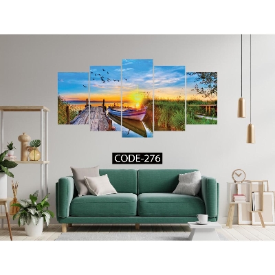 Picture of 5Pcs In 1 Set Wall Canvas Art code# 276