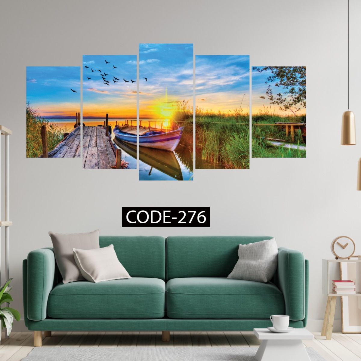 Picture of 5Pcs In 1 Set Wall Canvas Art code# 276