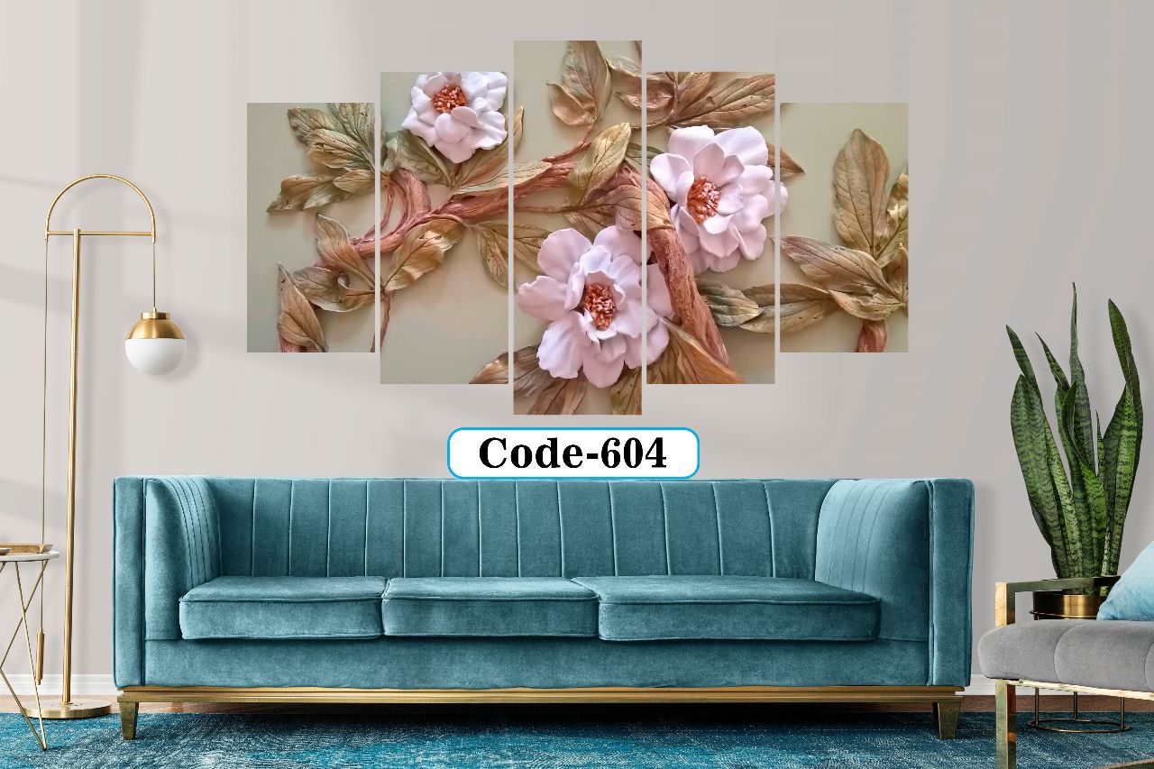 Picture of 5Pcs In 1 Set Wall Canvas Art code# 604