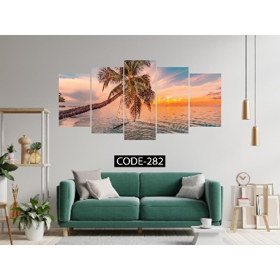 Picture of 5Pcs In 1 Set Wall Canvas Art code# 282