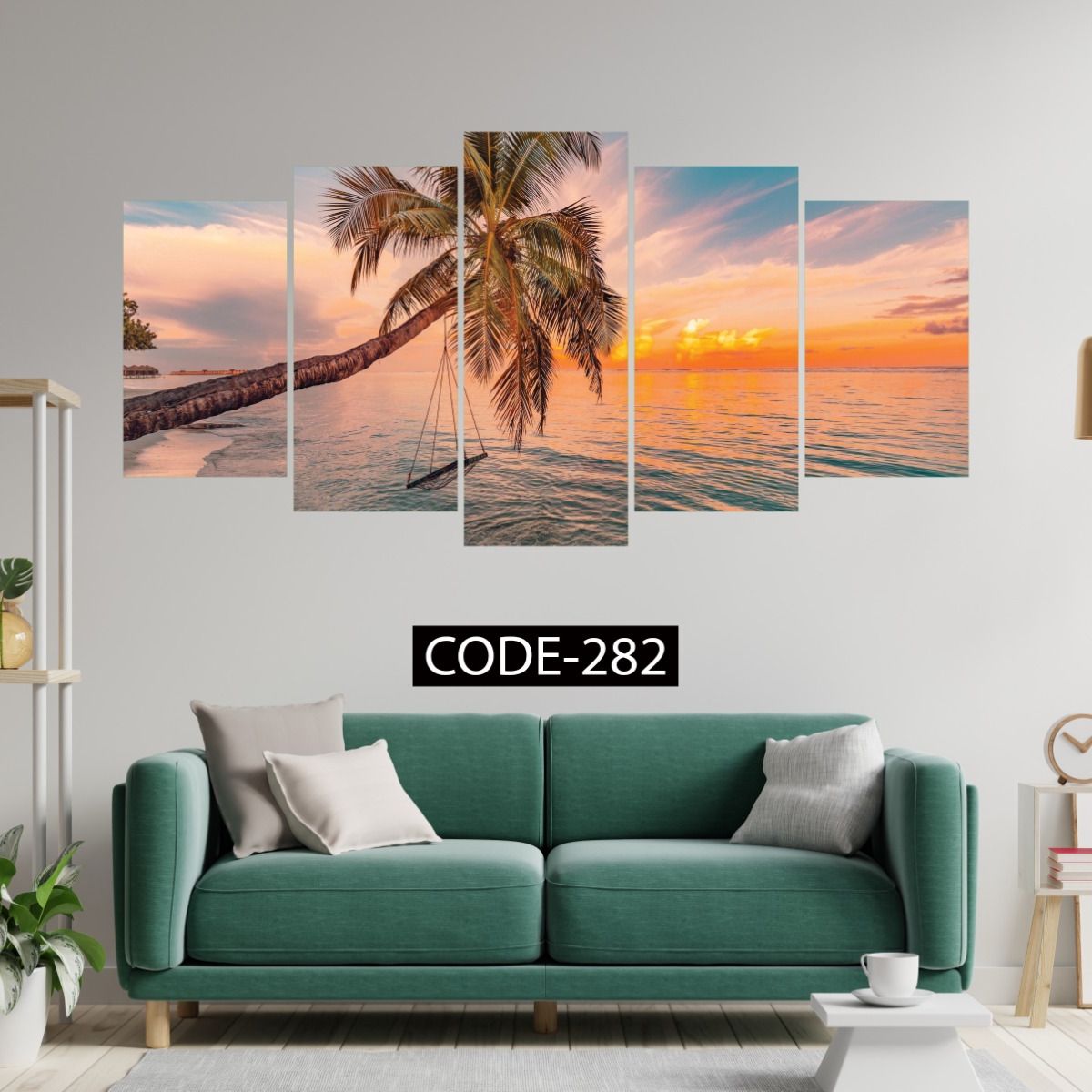 Picture of 5Pcs In 1 Set Wall Canvas Art code# 282