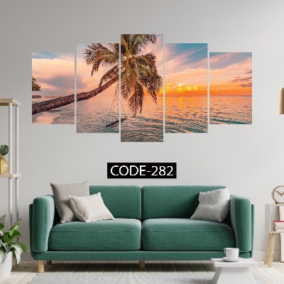 Picture of 5Pcs In 1 Set Wall Canvas Art code# 282