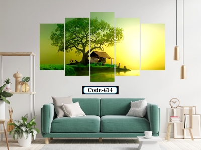 Picture of 5Pcs In 1 Set Wall Canvas Art code# 614