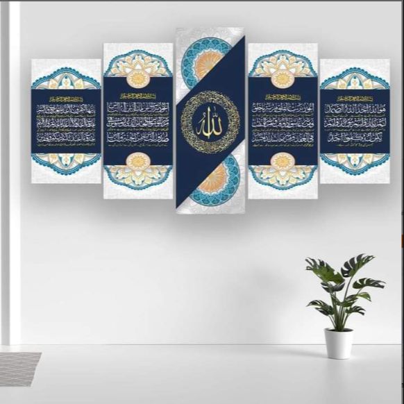 Picture of 5Pcs In 1 Set Wall Canvas Art code# 814