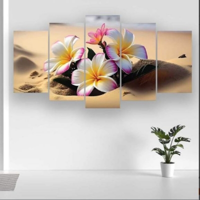 Picture of 5Pcs In 1 Set Wall Canvas Art code# 817