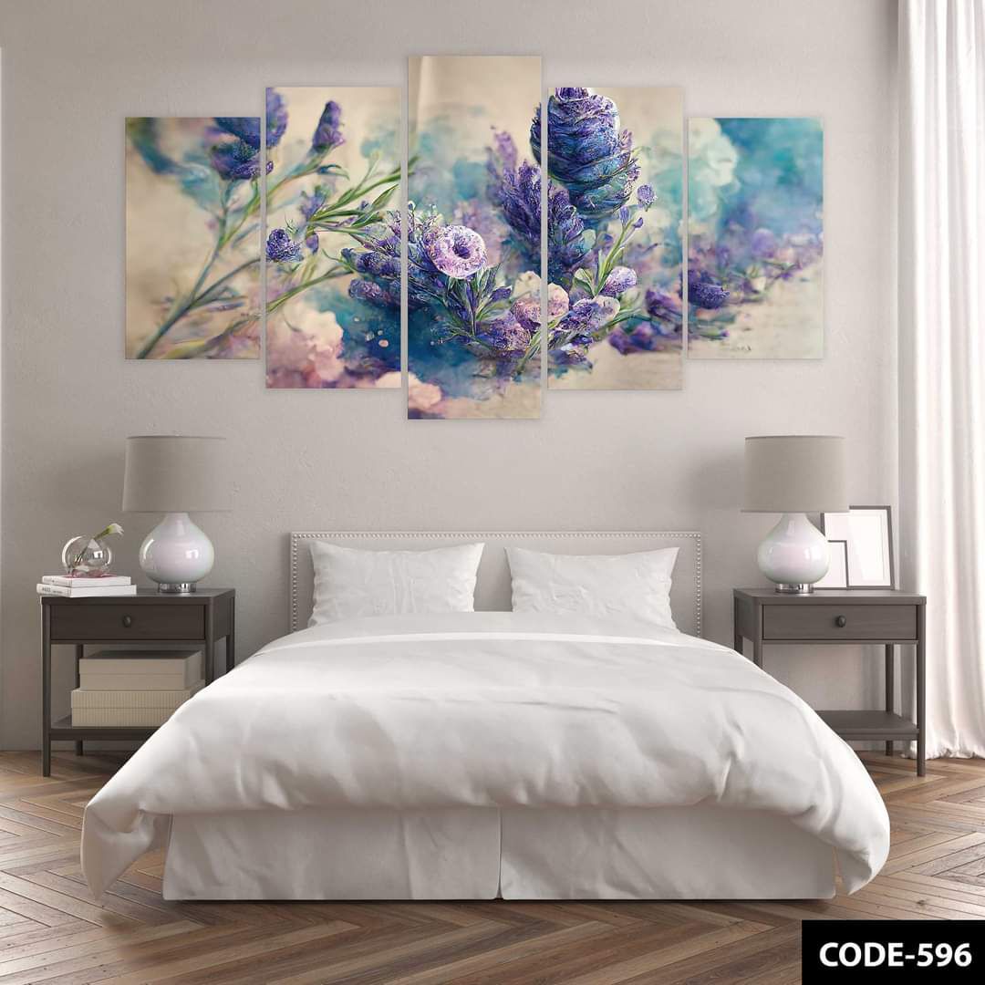 Picture of 5Pcs In 1 Set Wall Canvas Art code# 596