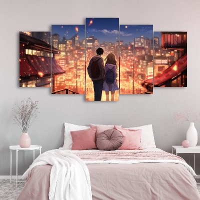 Picture of 5Pcs In 1 Set Wall Canvas Art printing