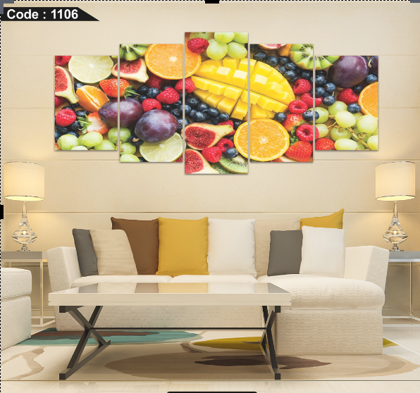 Picture of 5Pcs In 1 Set Wall Canvas Art printing code#1106