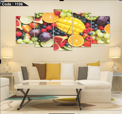 Picture of 5Pcs In 1 Set Wall Canvas Art printing code#1106