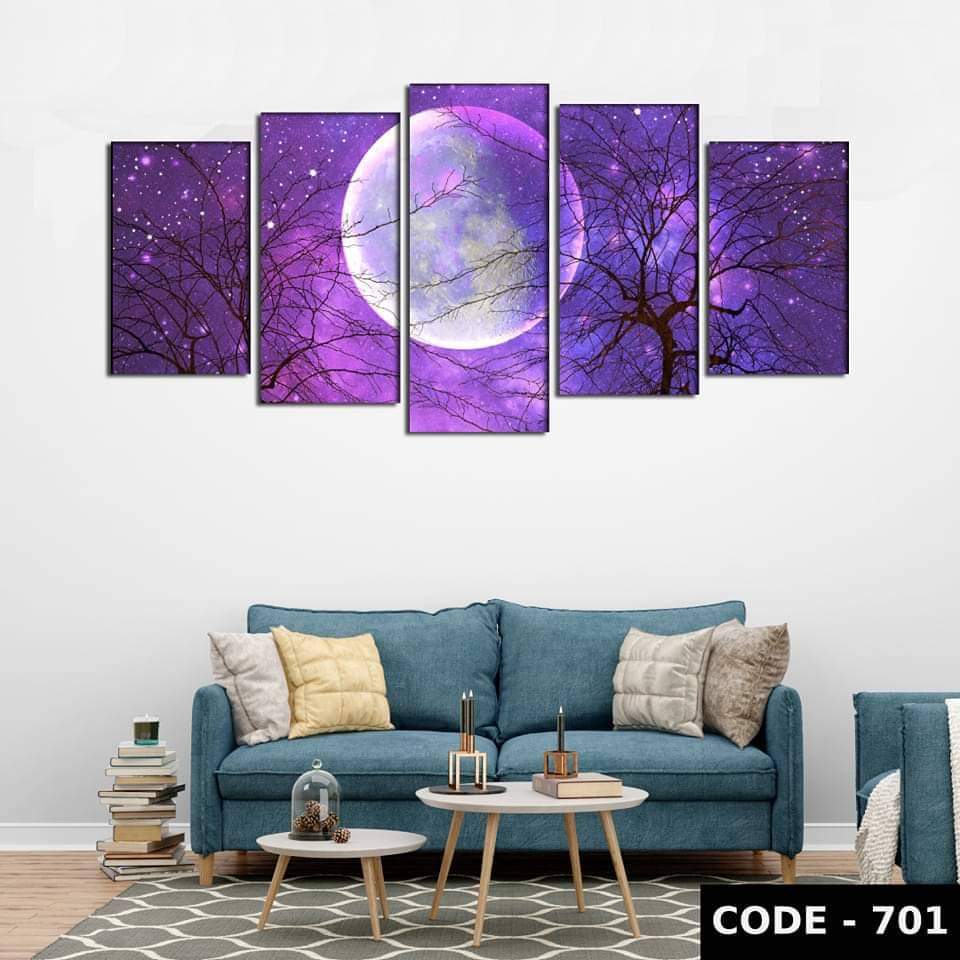 Picture of 5Pcs In 1 Set Wall Canvas Art printing code#701