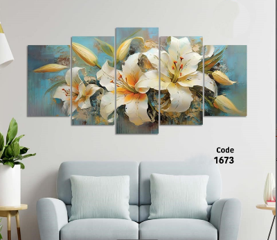 Picture of 5Pcs In 1 Set Wall Canvas Art printing code#1673