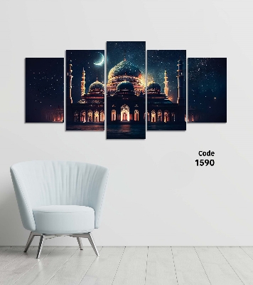Picture of 5Pcs In 1 Set Wall Canvas Art printing code#1590
