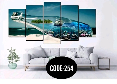Picture of 5Pcs In 1 Set Wall Canvas Art printing code#254