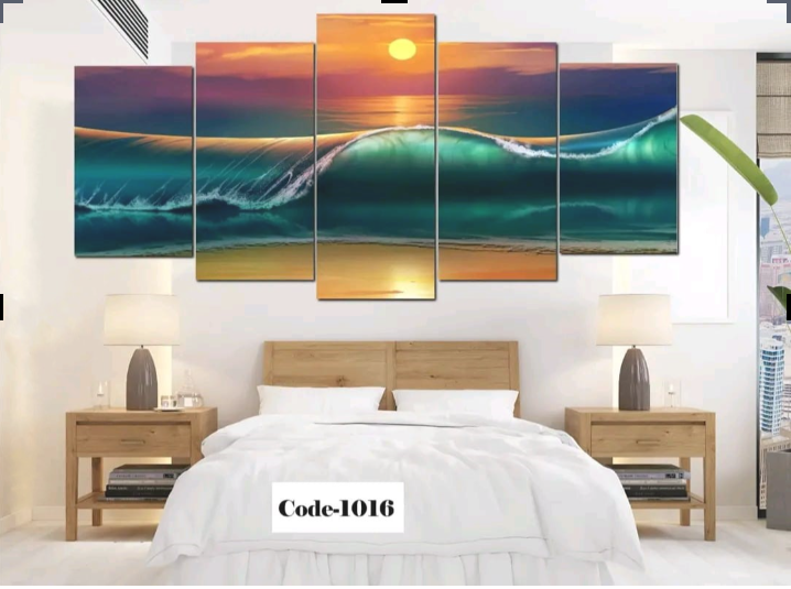 Picture of 5Pcs In 1 Set Wall Canvas Art printing code#1016