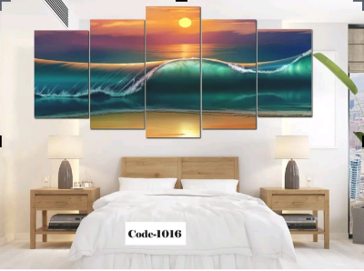 Picture of 5Pcs In 1 Set Wall Canvas Art printing code#1016