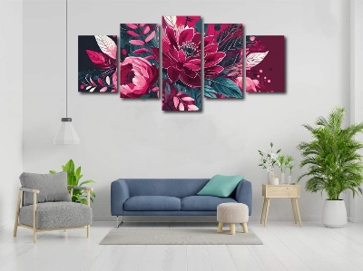 Picture of 5Pcs In 1 Set Wall Canvas Art printing