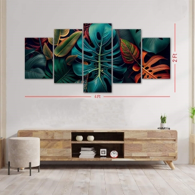 Picture of 5Pcs In 1 Set Wall Canvas Art printing